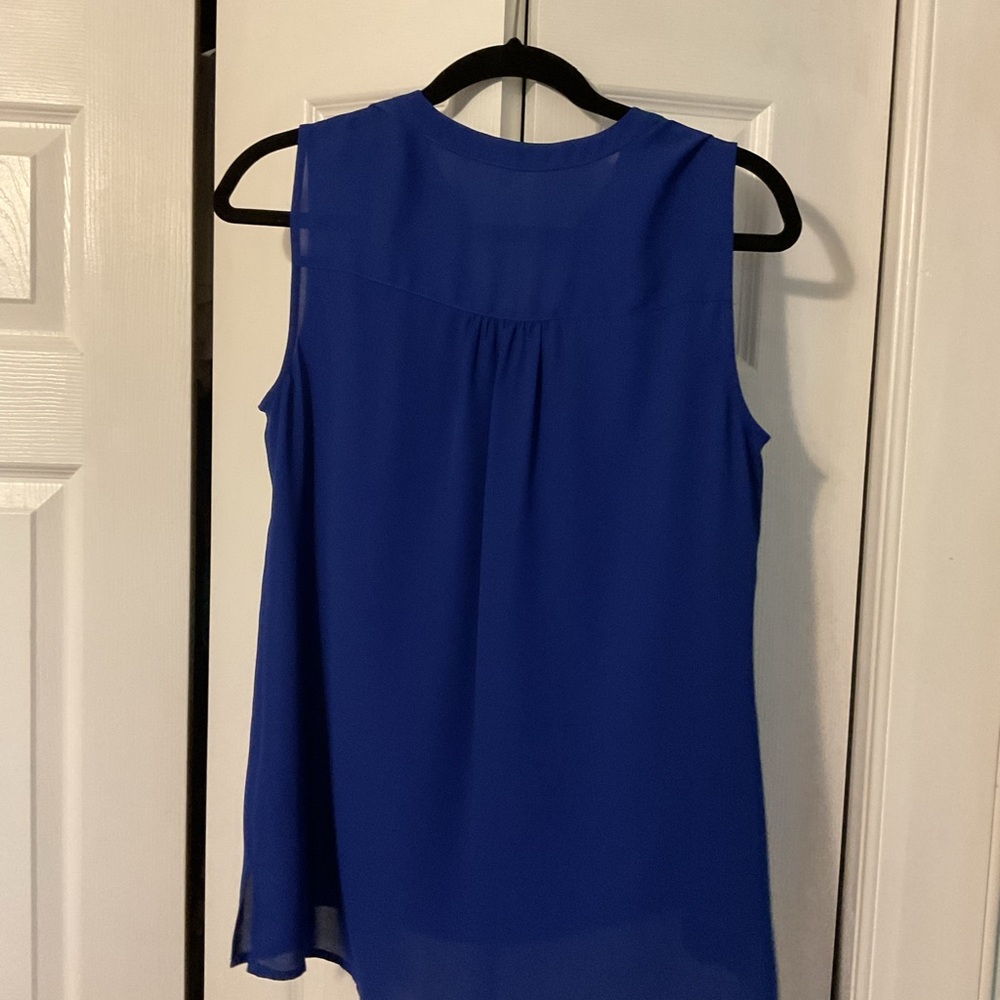 Sleeveless Blue Women's Top